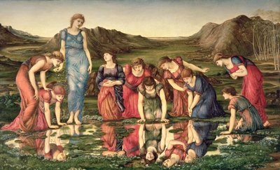 The Mirror of Venus by Edward Burne Jones
